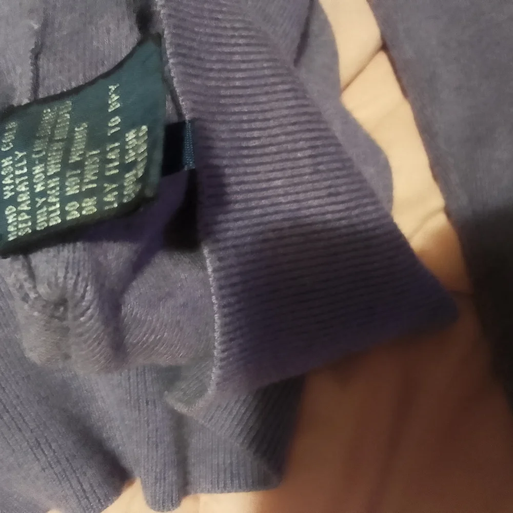 Polo by Ralph Lauren Men's‎ V-Neck Sweater in Purple